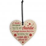 Auntie Gifts For Christmas Aunt Aunty Gifts Birthday Wood Sign