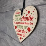 Auntie Gifts For Christmas Aunt Aunty Gifts Birthday Wood Sign