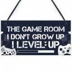 Game Room Gamer Gaming Bedroom Door Sign Novelty Christmas Gift 