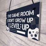 Game Room Gamer Gaming Bedroom Door Sign Novelty Christmas Gift 