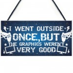 Funny Gamer Gifts For Men Dad Brother Son Plaque Gamer Bedroom
