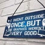 Funny Gamer Gifts For Men Dad Brother Son Plaque Gamer Bedroom