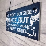 Funny Gamer Gifts For Men Dad Brother Son Plaque Gamer Bedroom