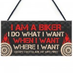BIKER Gifts For Men Gift For Motorbike Motorcycle Lovers Garage 