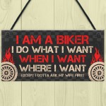 BIKER Gifts For Men Gift For Motorbike Motorcycle Lovers Garage 