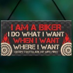 BIKER Gifts For Men Gift For Motorbike Motorcycle Lovers Garage 