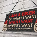 BIKER Gifts For Men Gift For Motorbike Motorcycle Lovers Garage 