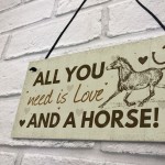 Birthday Christmas Gift For Mum Daughter Horse Lover Plaque Sign