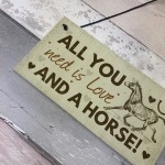 Birthday Christmas Gift For Mum Daughter Horse Lover Plaque Sign