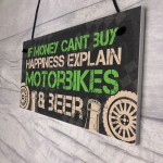 Biker Themed Gifts For Road Biker Plaque Dad Grandad Uncle Son