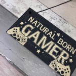 GAMER Door Sign Dad Brother Son Grandson Gamer Kids Gifts 