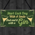 Novelty Gin Gifts For Women Hanging Sign Christmas Birthday Gift
