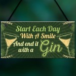 Novelty Gin Gifts For Women Hanging Sign Christmas Birthday Gift