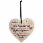 Daughter Gifts For Christmas Birthday Wood Heart Poem Daughter