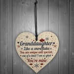 Granddaughter Ornament Heart Birthday Christmas Keepsake Gifts