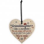 Granddaughter Ornament Heart Birthday Christmas Keepsake Gifts