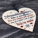 Granddaughter Ornament Heart Birthday Christmas Keepsake Gifts