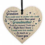 Birthday Gifts For Grandson From Grandparents Heart Keepsake
