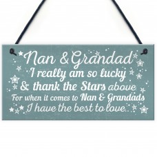 Best Nan And Grandad Gift Home Plaque Grandparent Sign Keepsake