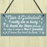 Best Nan And Grandad Gift Home Plaque Grandparent Sign Keepsake