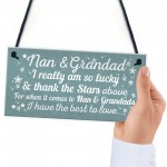 Best Nan And Grandad Gift Home Plaque Grandparent Sign Keepsake