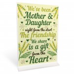 Mother And Daughter Gift Standing Plaque Mum Gift Mothers Day