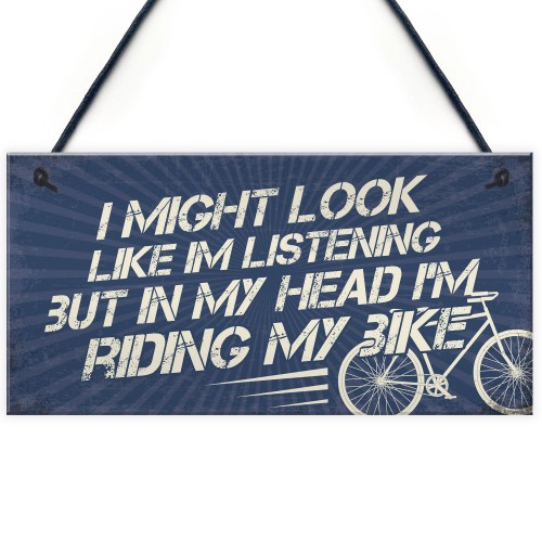 Biking Gifts For Men Dad Grandad Son Cyclist Lover Novelty Sign