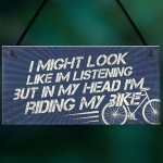 Biking Gifts For Men Dad Grandad Son Cyclist Lover Novelty Sign