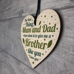 Birthday Gifts For Brother From Sister Wood Heart Thank You Gift