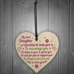 Daughter Daddy Gifts Mother And Daughter From Mum Wood Heart 