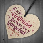 Girlfriend Boyfriend Gifts Wood Heart Relationship Anniversary