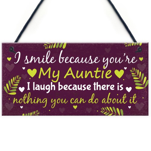 Auntie Aunty Sister Gifts For Birthday Keepsake Thank You Gift