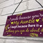 Auntie Aunty Sister Gifts For Birthday Keepsake Thank You Gift