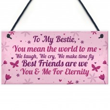 Keepsake Gift For Best Friend Friendship Birthday Gift Plaque