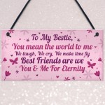 Keepsake Gift For Best Friend Friendship Birthday Gift Plaque