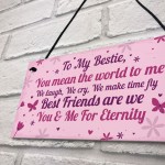 Keepsake Gift For Best Friend Friendship Birthday Gift Plaque