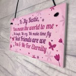 Keepsake Gift For Best Friend Friendship Birthday Gift Plaque