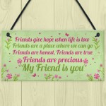 Birthday Friendship Thank You Gift For Best Friend Keepsake