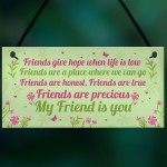 Birthday Friendship Thank You Gift For Best Friend Keepsake