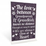 Nan And Grandad Gift Standing Plaque Grandma and Grandpa Gift