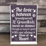 Nan And Grandad Gift Standing Plaque Grandma and Grandpa Gift