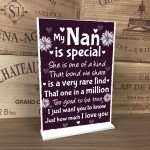 Nan Christmas Birthday Gifts For Grandparents Standing Plaques