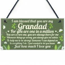 Gifts For GRANDAD Birthday Christmas Plaque Grandad Gifts