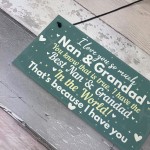 Keepsake Gift For Nan And Grandad Sign Grandparent Thank You
