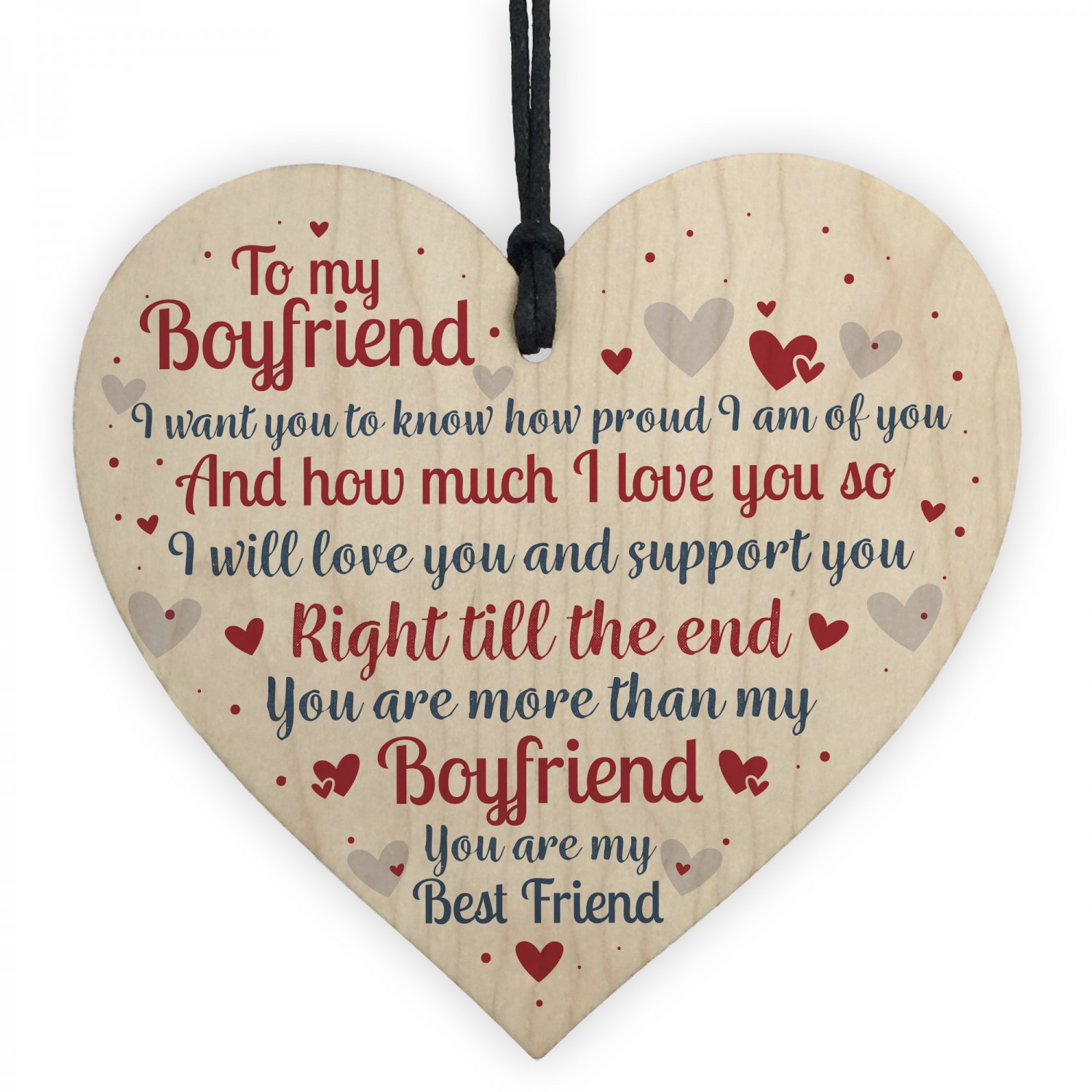 Best Friend Gift Boyfriend Anniversary Birthday Christmas Card