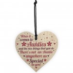 Handmade Gifts For Auntie Christmas Birthday Wooden Heart