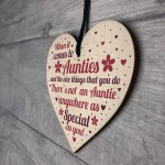 Handmade Gifts For Auntie Christmas Birthday Wooden Heart