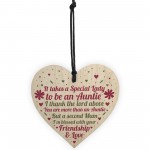 Handmade Thank You Auntie Birthday Christmas Gifts Heart Plaque