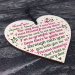 Auntie And Uncle Gifts For Christmas Wooden Heart Aunt Uncle