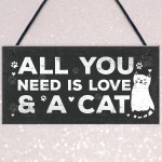 Cat Gifts For Cat Lovers Novelty Pet Animal Plaque Gift Funny